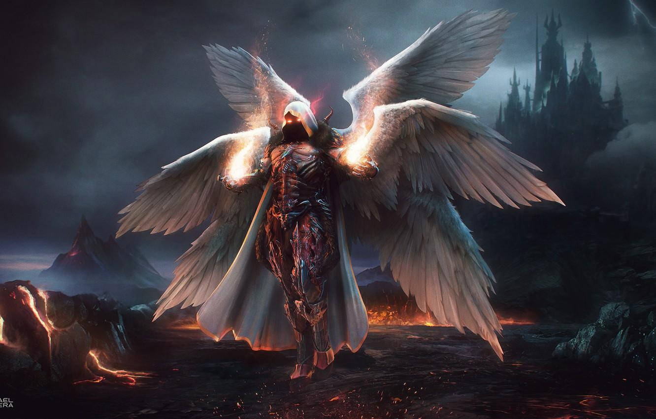 Diablo 4, archangel, lava, HD Desktop Wallpaper