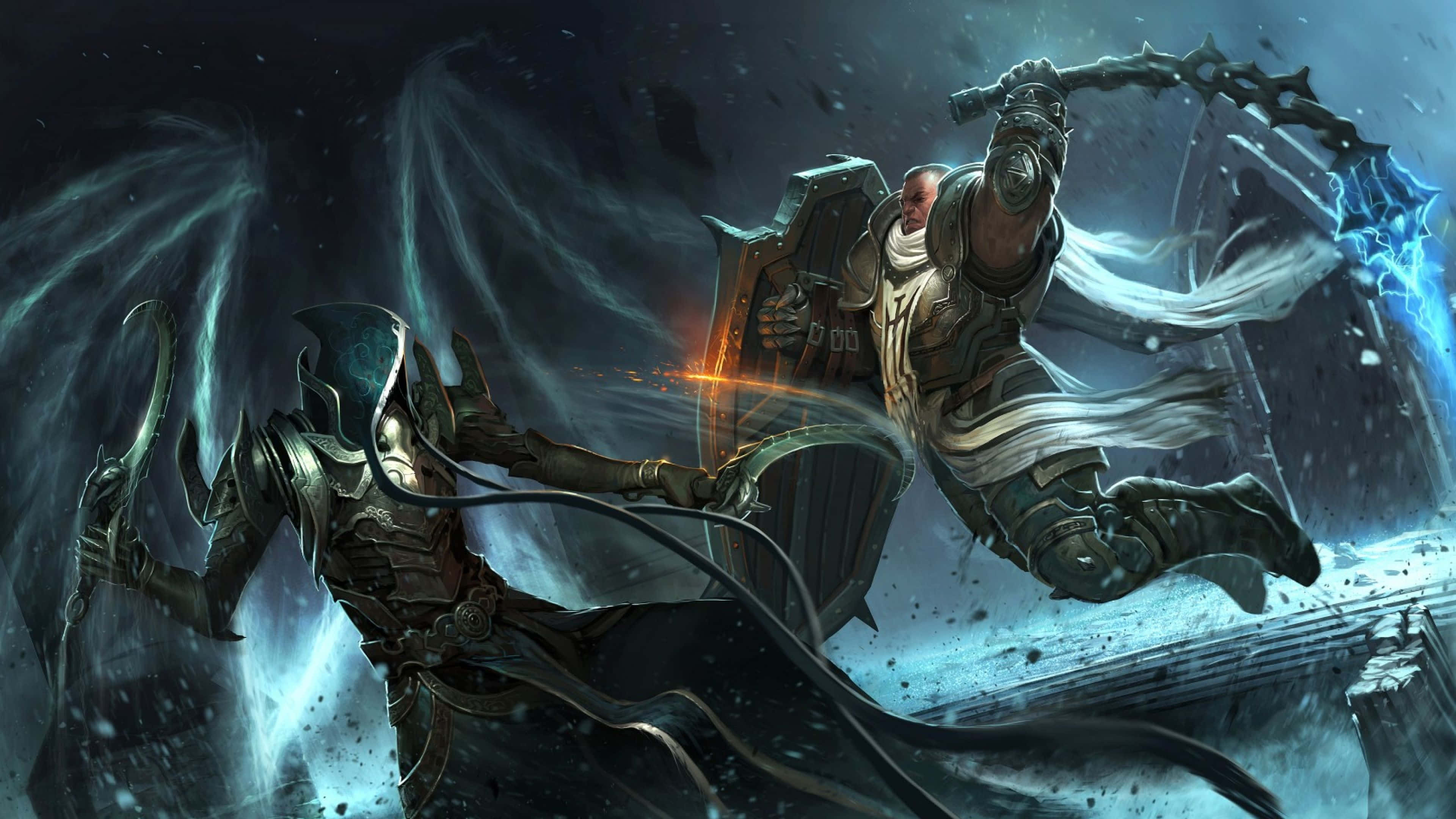 Diablo, 4K, stormy, 4K Desktop Wallpaper