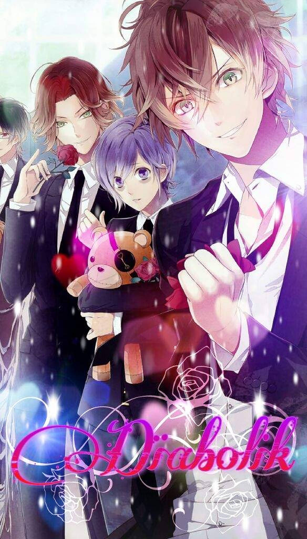 Diabolik Lovers, anime boys, formal wear, Full HD Phone Wallpaper