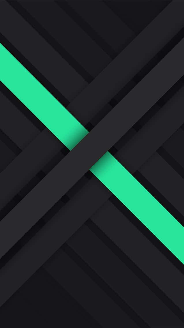 Diagonal, green diagonal stripes, dark geometric pattern, SD Phone Wallpaper