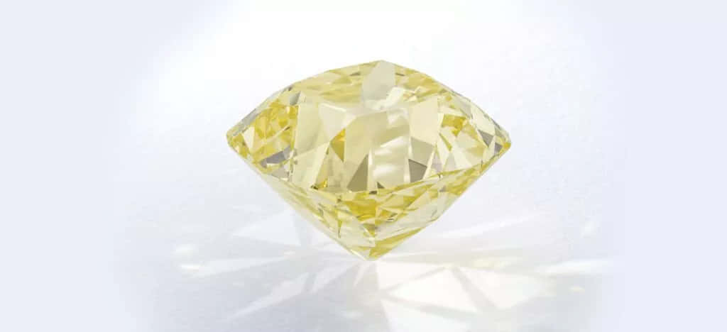 yellow diamond, soft white background, geometric shadows, SD Desktop Wallpaper