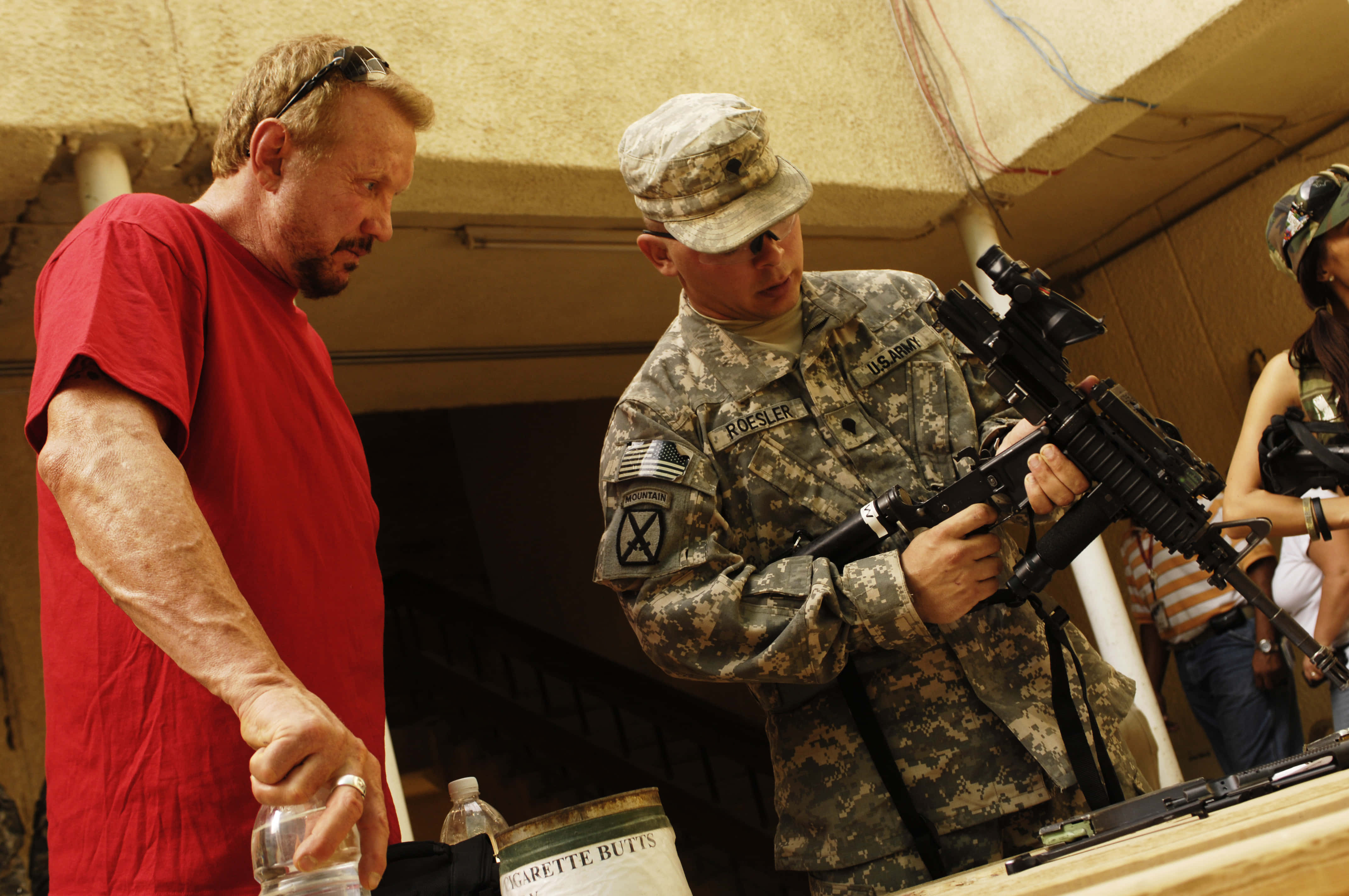 Diamond Dallas Page, soldier, camouflage uniform, 4K Desktop Wallpaper