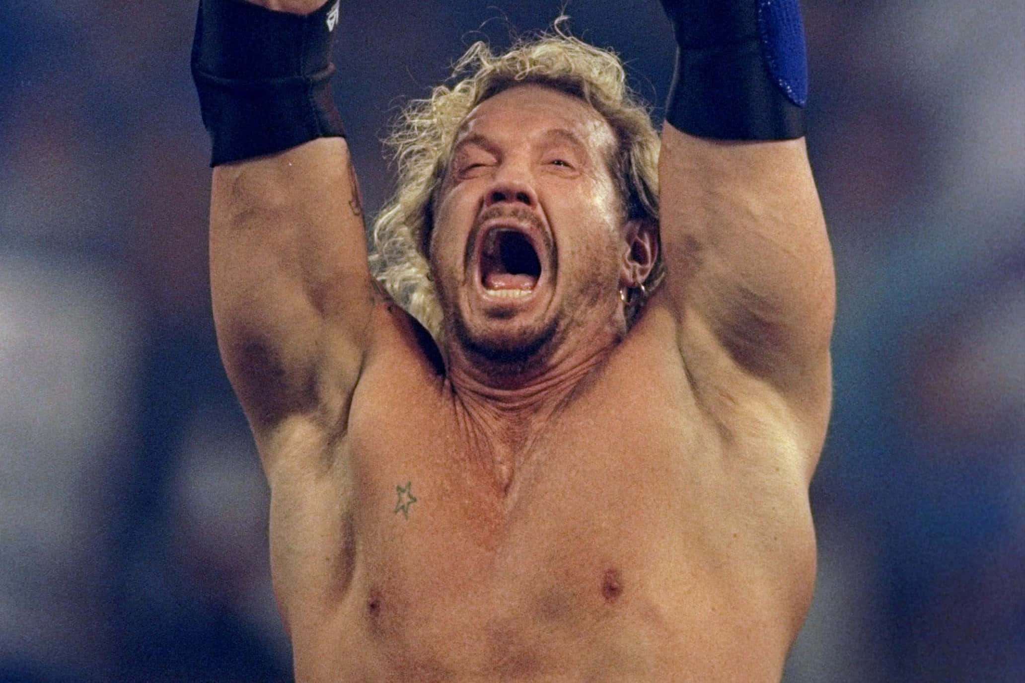 Diamond Dallas Page, shirtless wrestler, blonde hair, Full HD Desktop Wallpaper