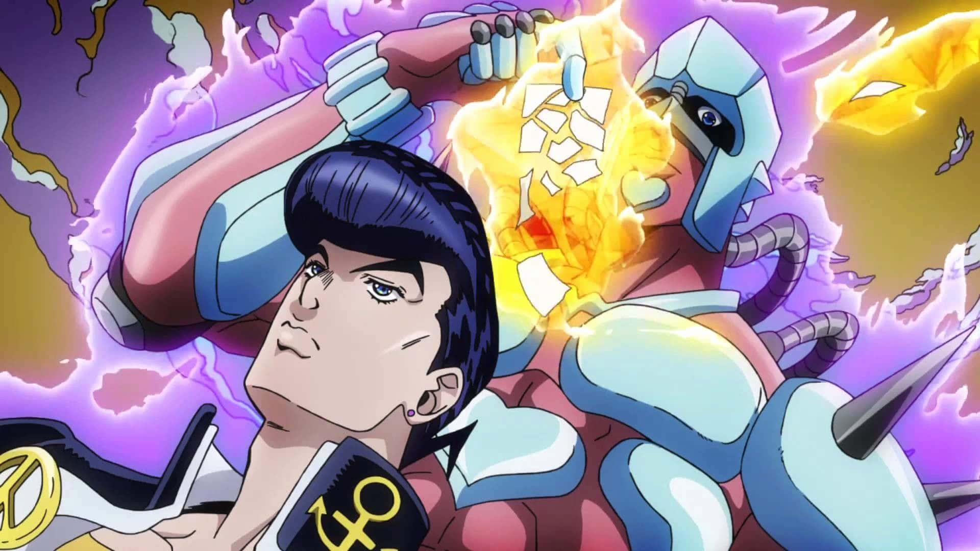 Diamond Is Unbreakable, dark hair, card, Full HD Desktop Wallpaper