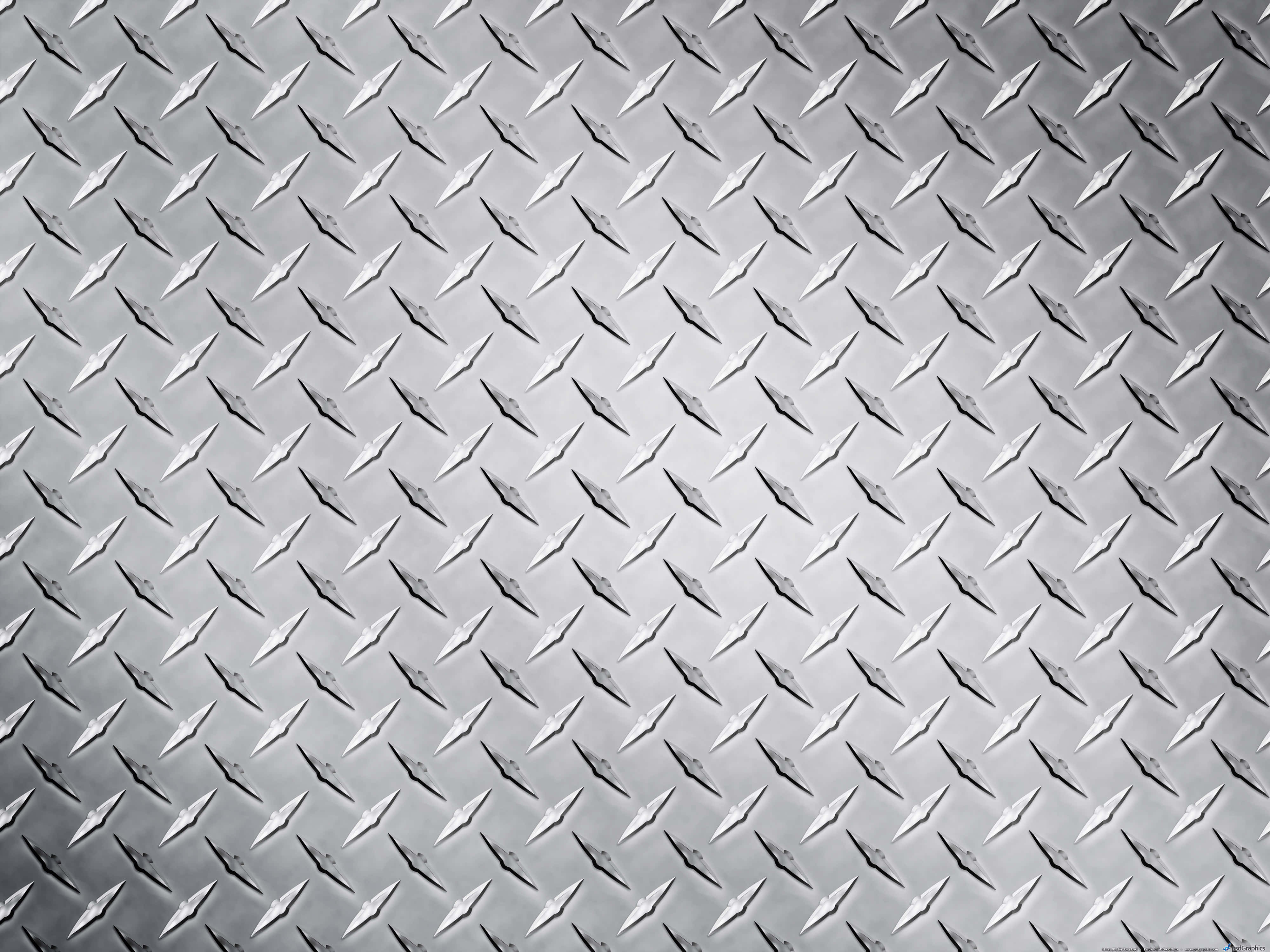 diamond plate, metallic diamond plate texture, repeating raised rhombus patterns, 4K Desktop Wallpaper