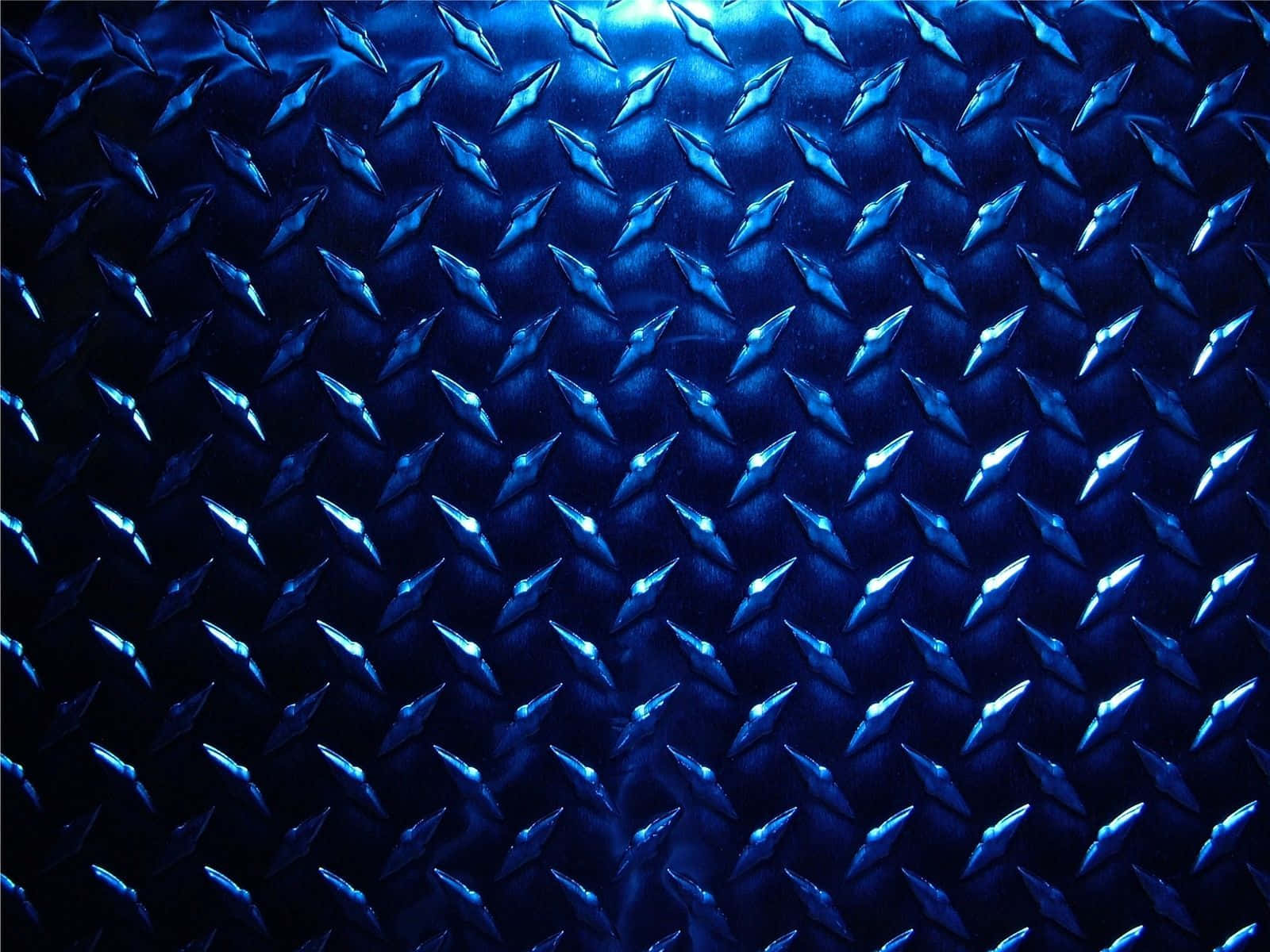 blue, diamond plate, metal, HD Desktop Wallpaper