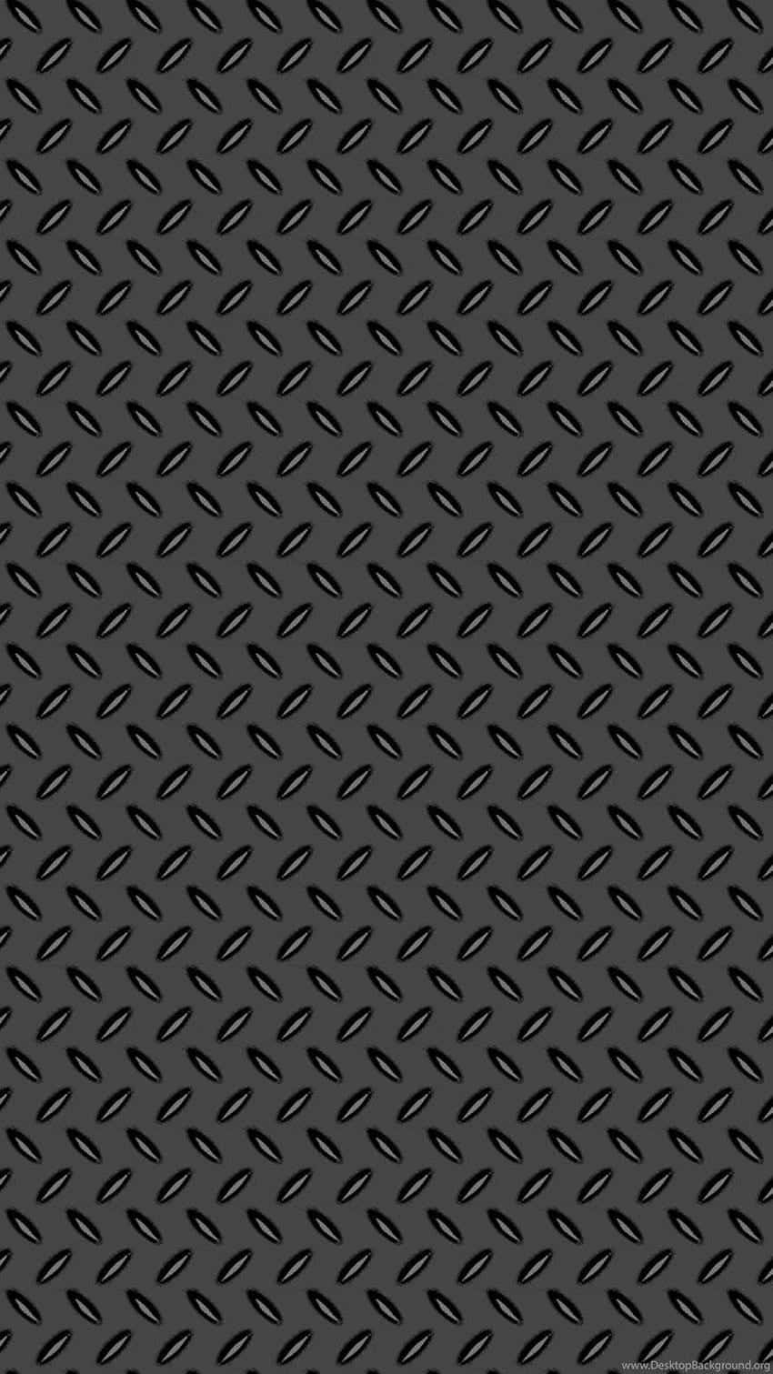 diamond plate, dark gray, diamond plate metal texture, HD Phone Wallpaper