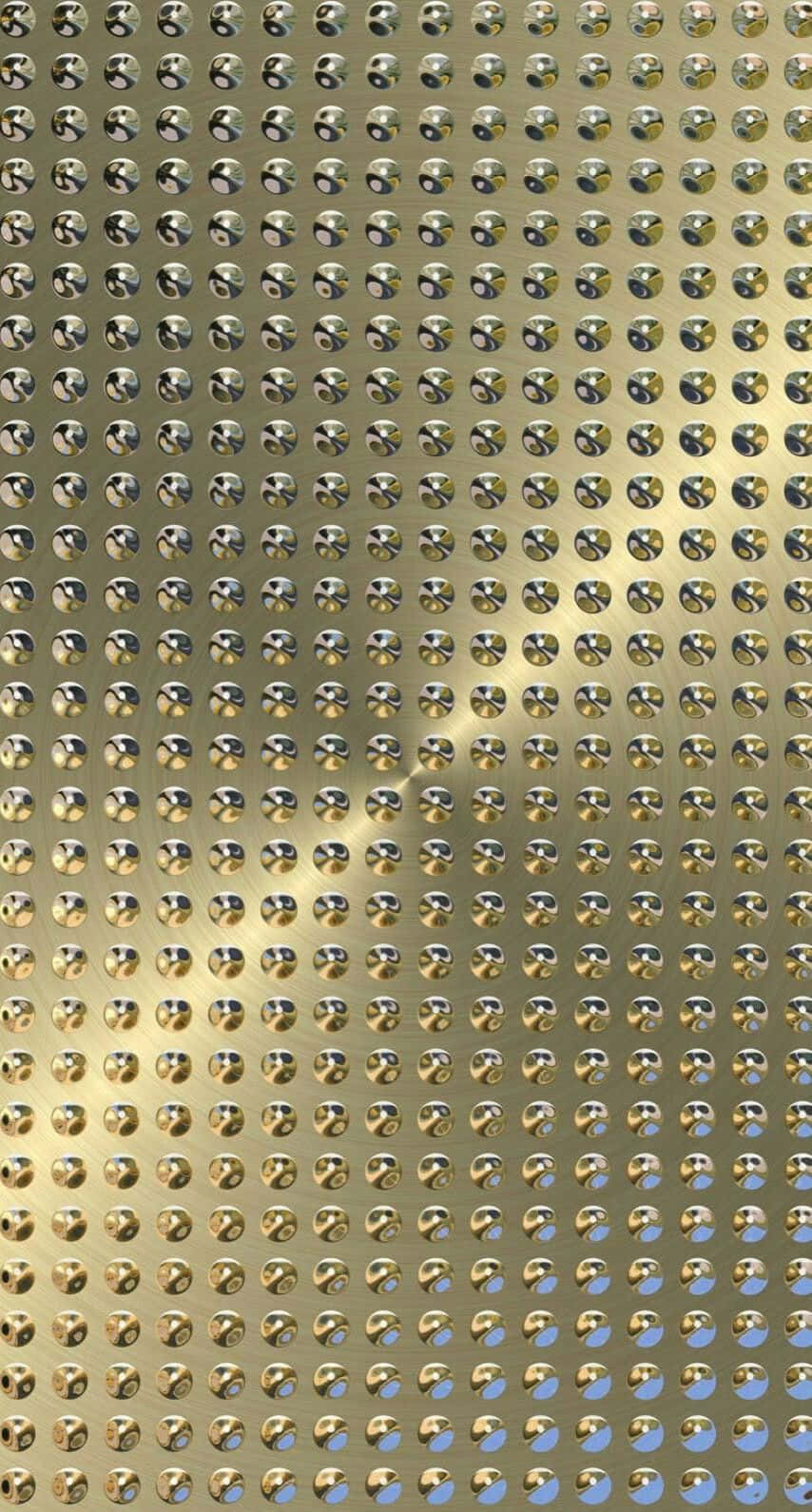 diamond plate, golden, perforated metal, HD Phone Wallpaper
