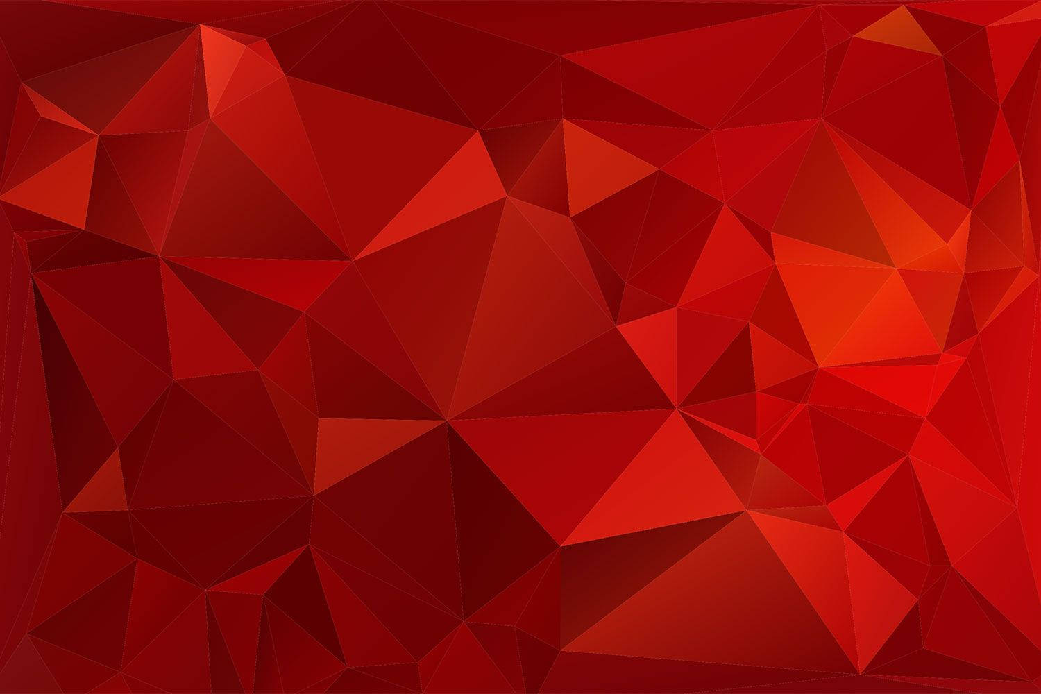 Red Diamond, geometric red triangles, low-poly pattern, HD Desktop Wallpaper