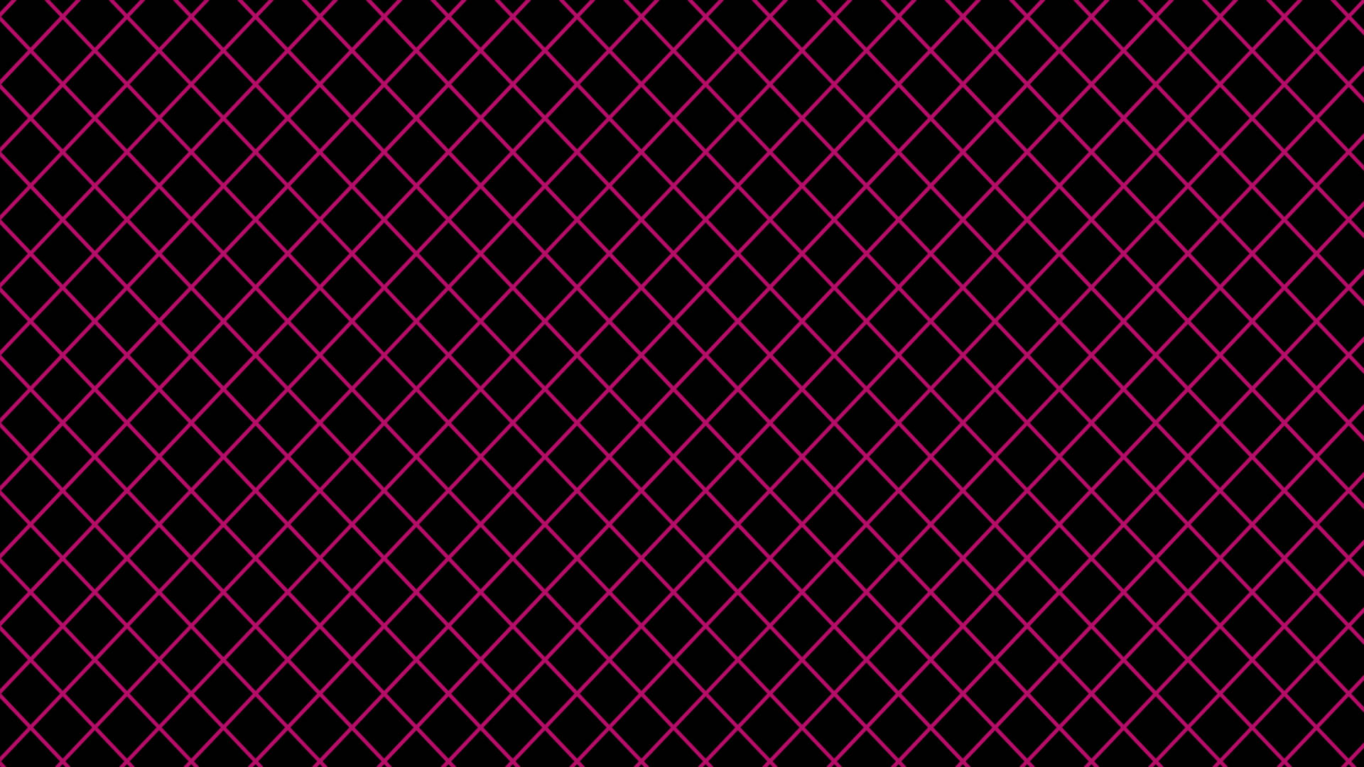 black and pink aesthetic lattice pattern, repeating diamond grid, solid black background, Full HD Desktop Wallpaper