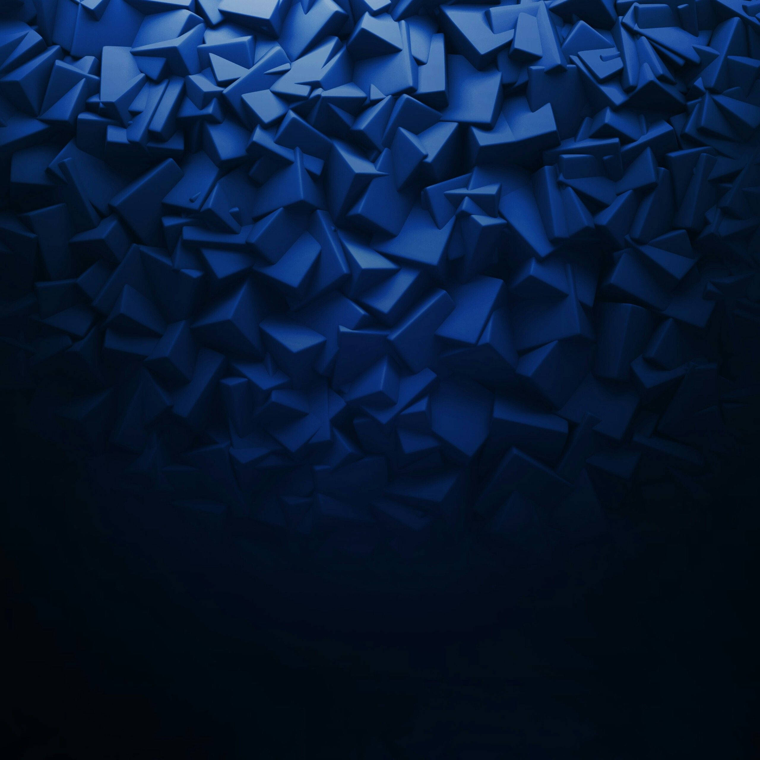 QHD, diced blue cubes, textured abstract surface, 2K Desktop Wallpaper