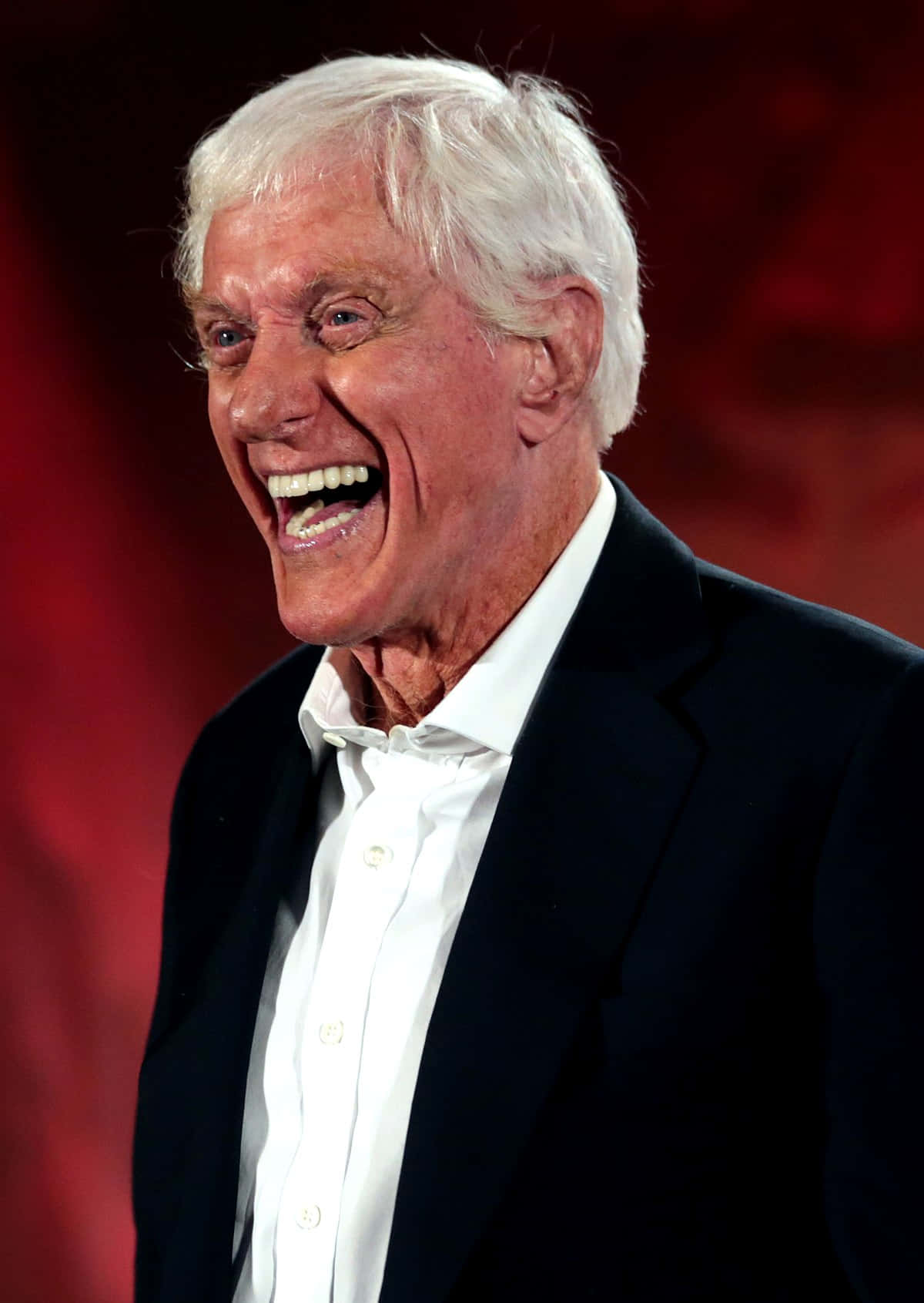 Dick Van Dyke, white hair, black suit, HD Phone Wallpaper