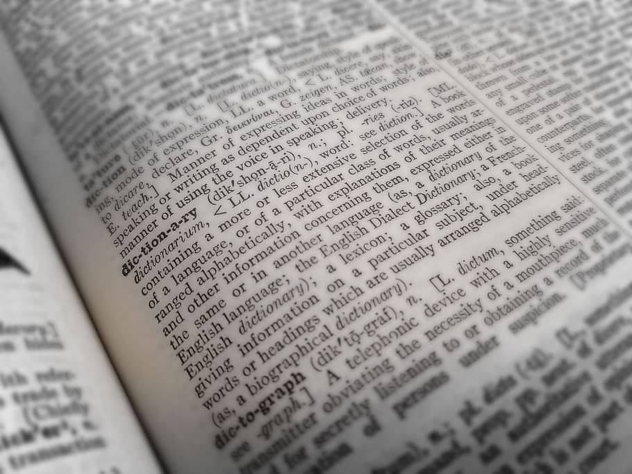 dictionary, bold, dense text, SD Desktop Wallpaper