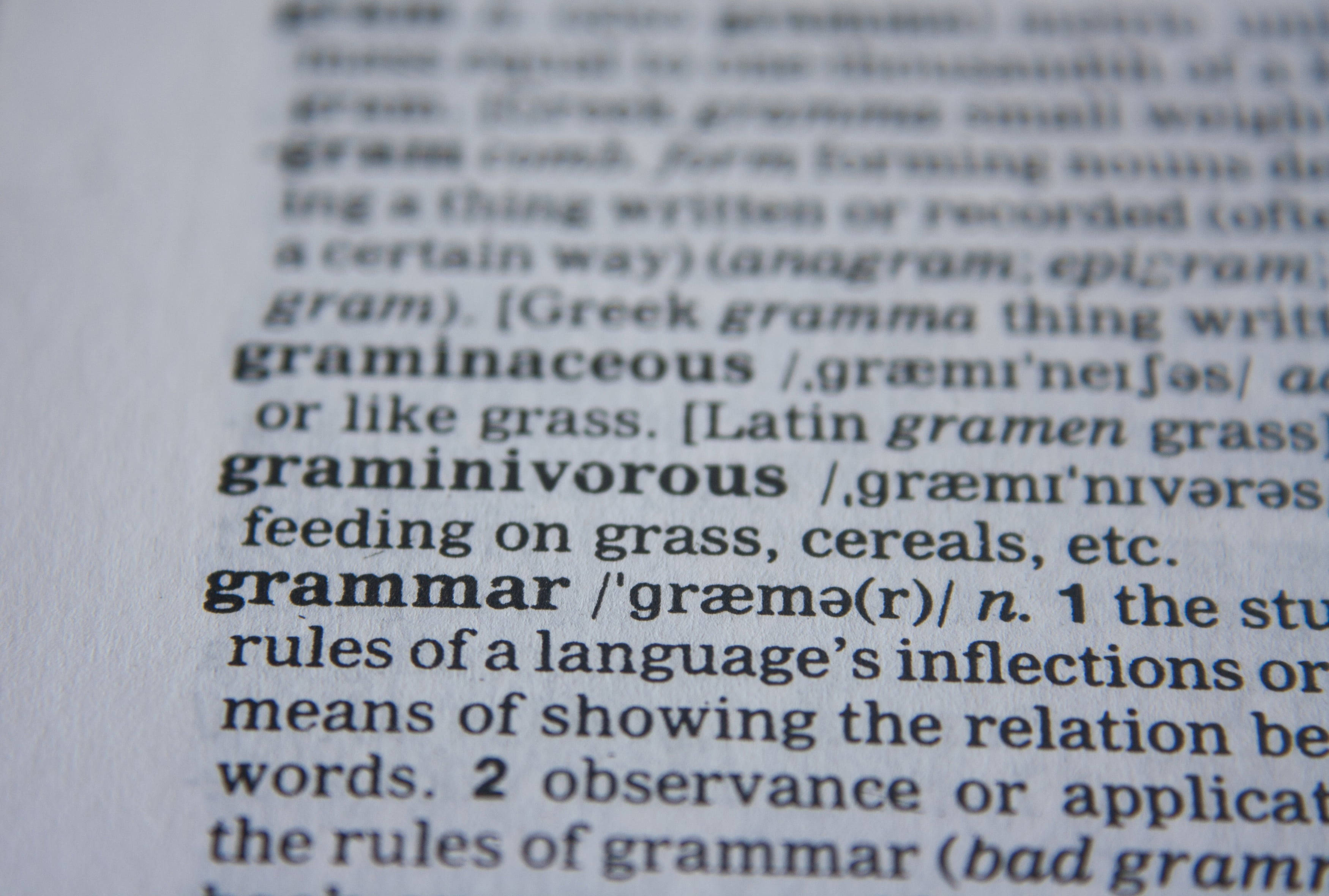dictionary, grammar, dictionary page, 2K Desktop Wallpaper