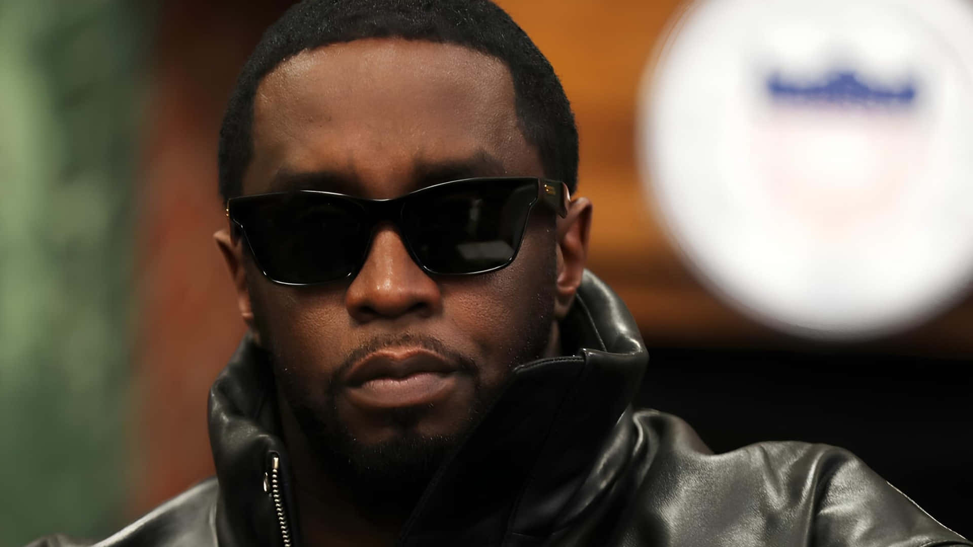 Diddy, black sunglasses, black leather jacket, Full HD Desktop Wallpaper