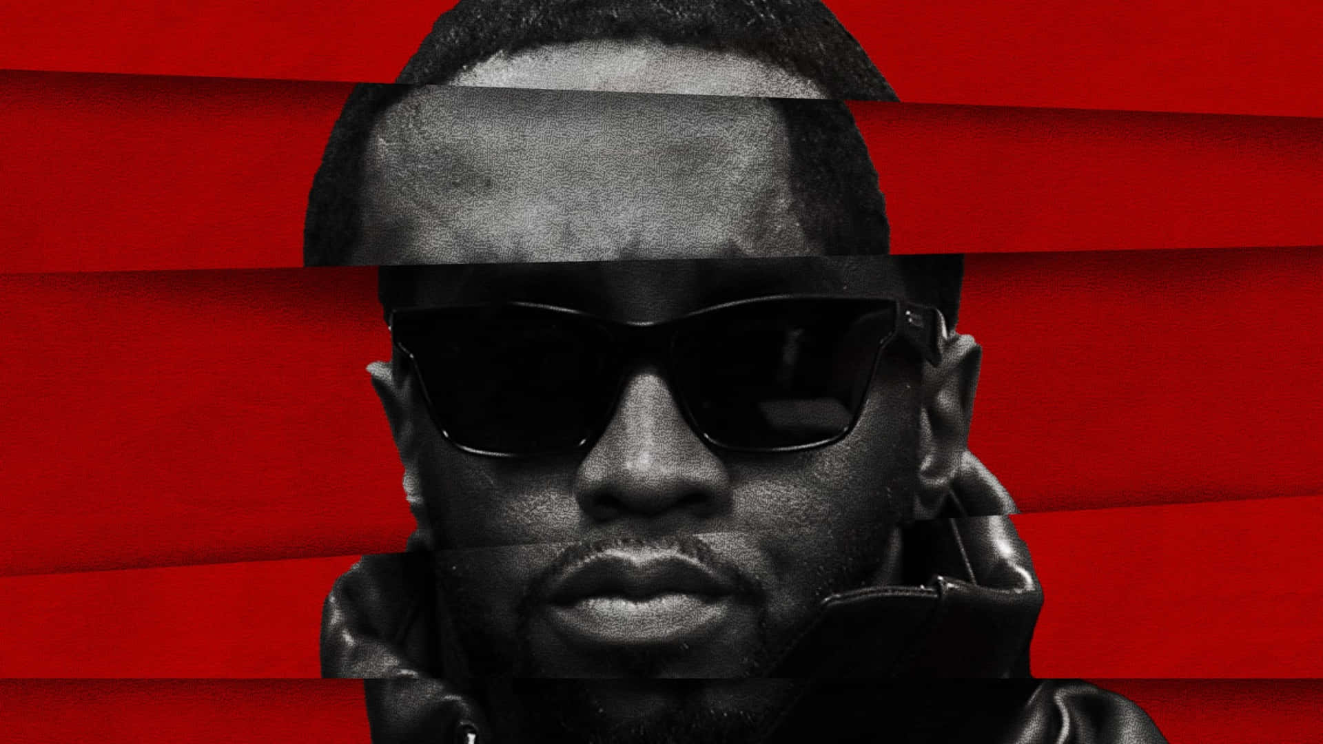 Diddy, black sunglasses, leather jacket, Full HD Desktop Wallpaper