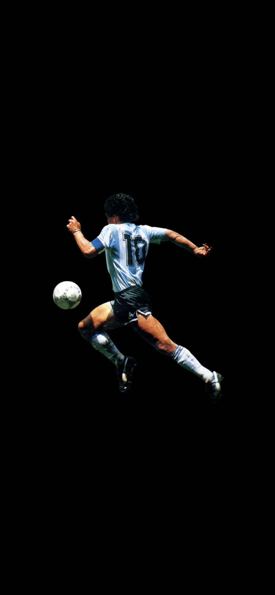 Diego Maradona, light blue jersey, number 10, Full HD Phone Wallpaper