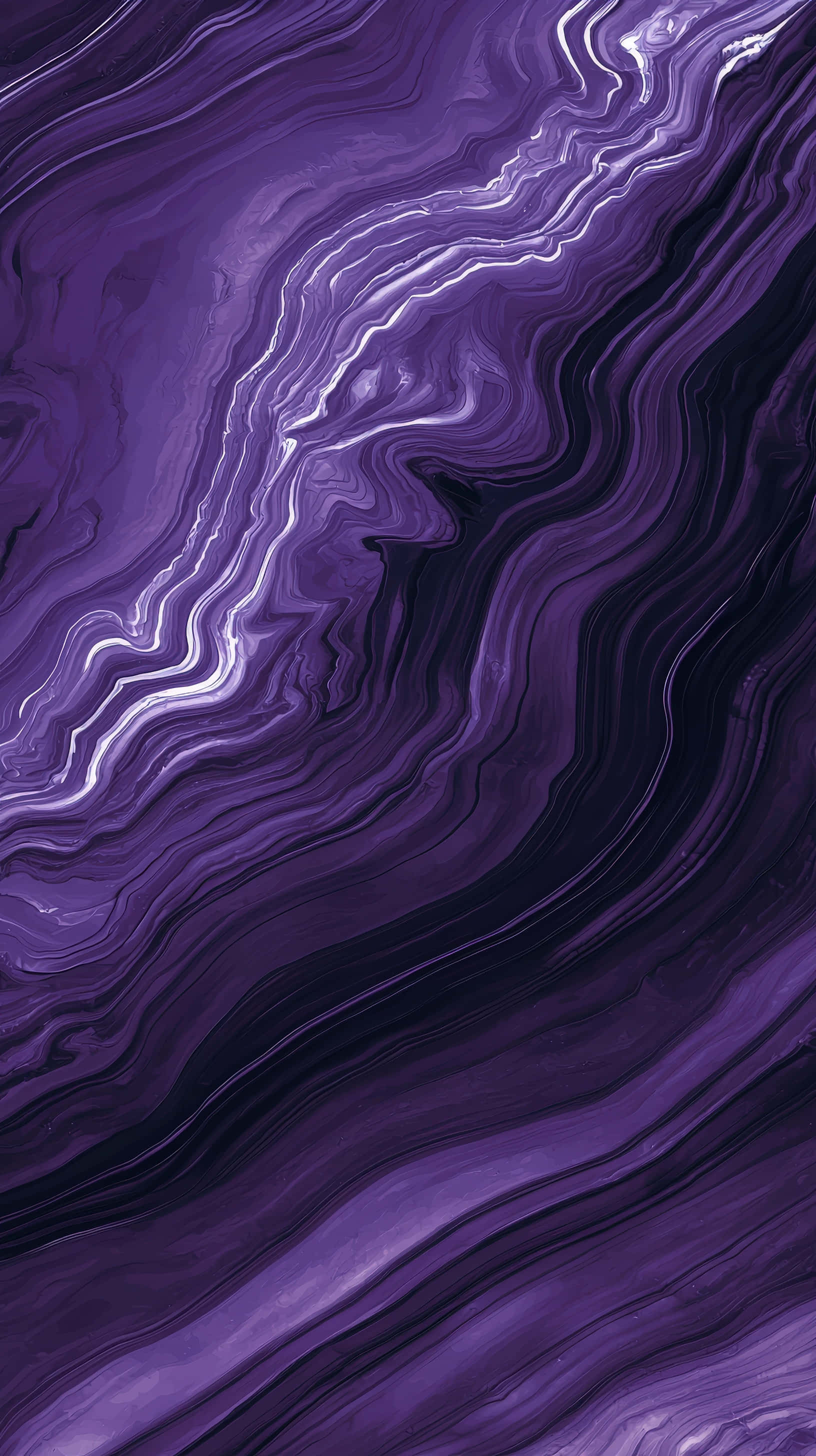 purple, black, marbled texture, 2K Phone Wallpaper