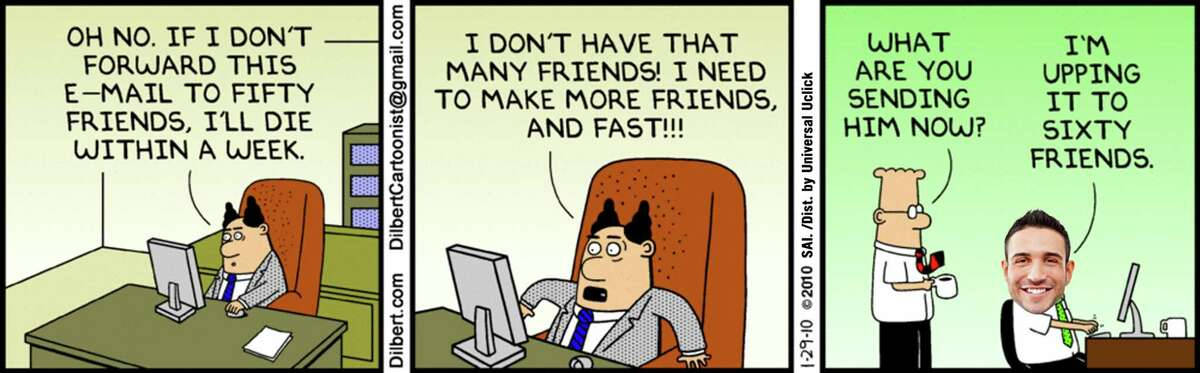 Dilbert, email comic, man, SD Desktop Wallpaper
