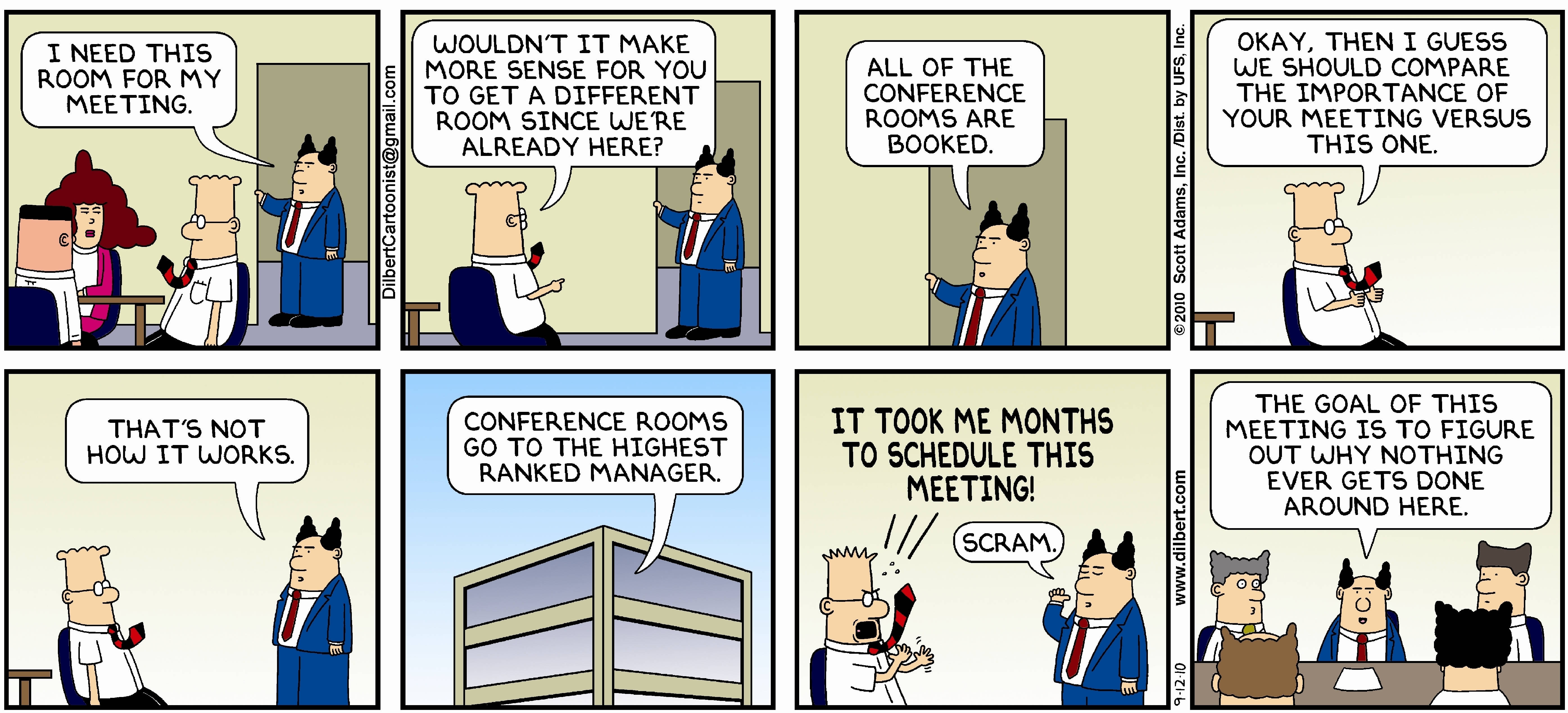 Dilbert, comic strip, frustrated employee, 5K Desktop Wallpaper