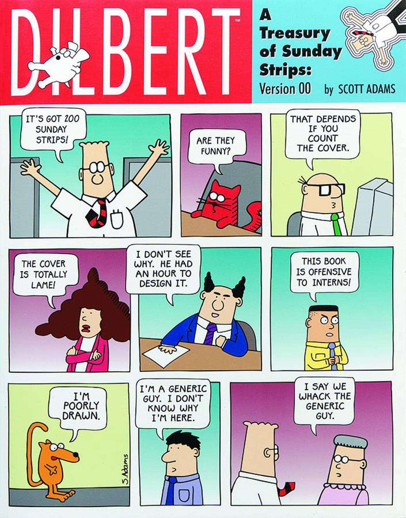 Dilbert, Sunday strip, comic book cover, HD Phone Wallpaper