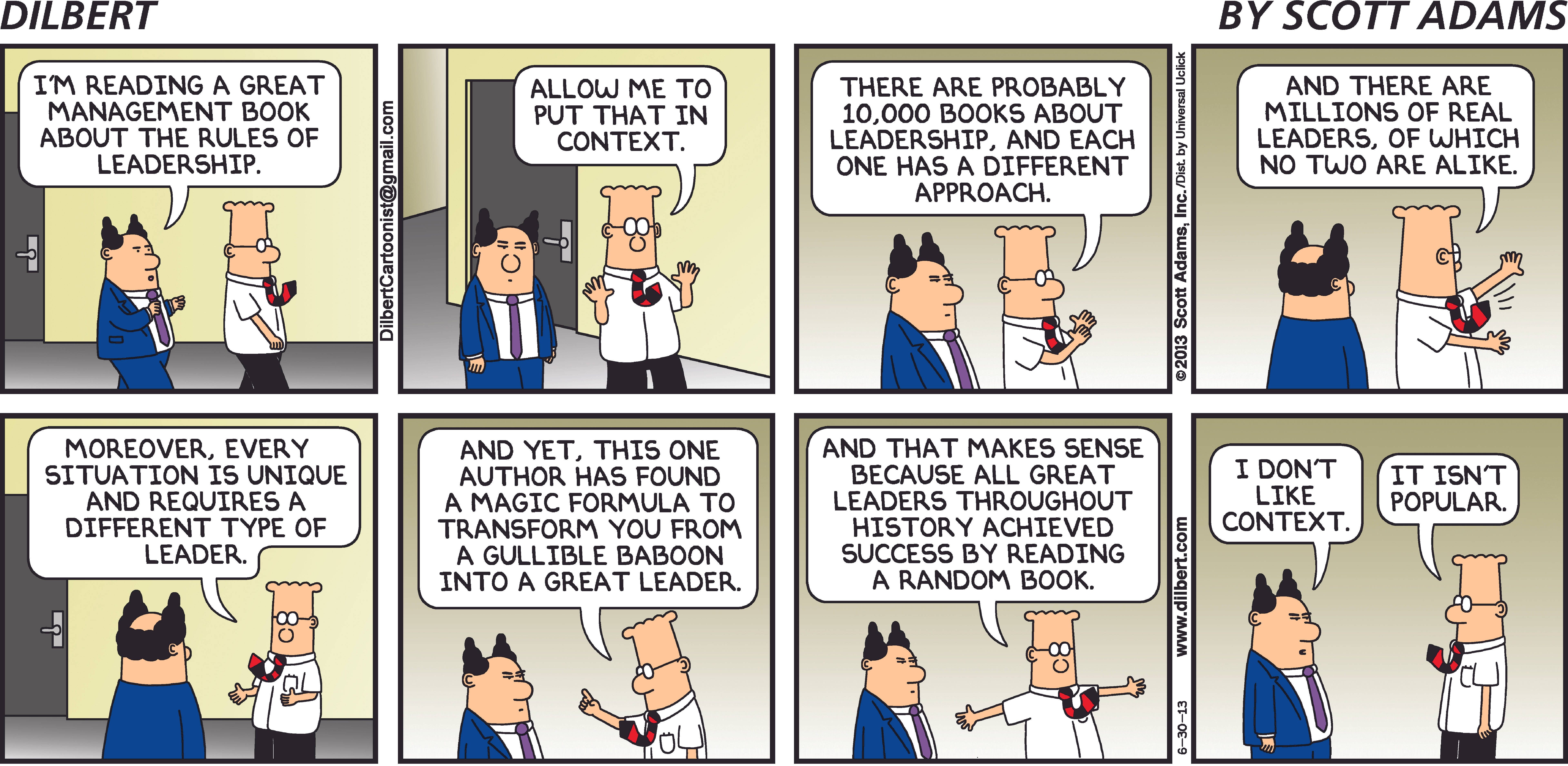 Dilbert, leadership, management, 8K Desktop Wallpaper