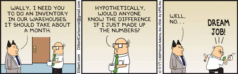 Dilbert, white shirt, green tie, SD Desktop Wallpaper