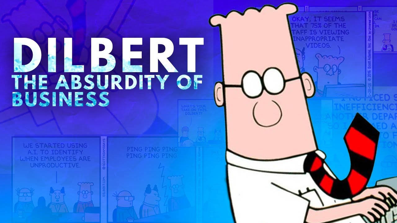 Dilbert, office desk, coworkers, HD Desktop Wallpaper