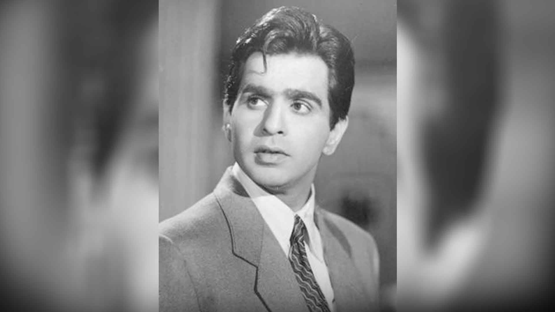 Dilip Kumar, black and white portrait, man in a suit, Full HD Desktop Wallpaper