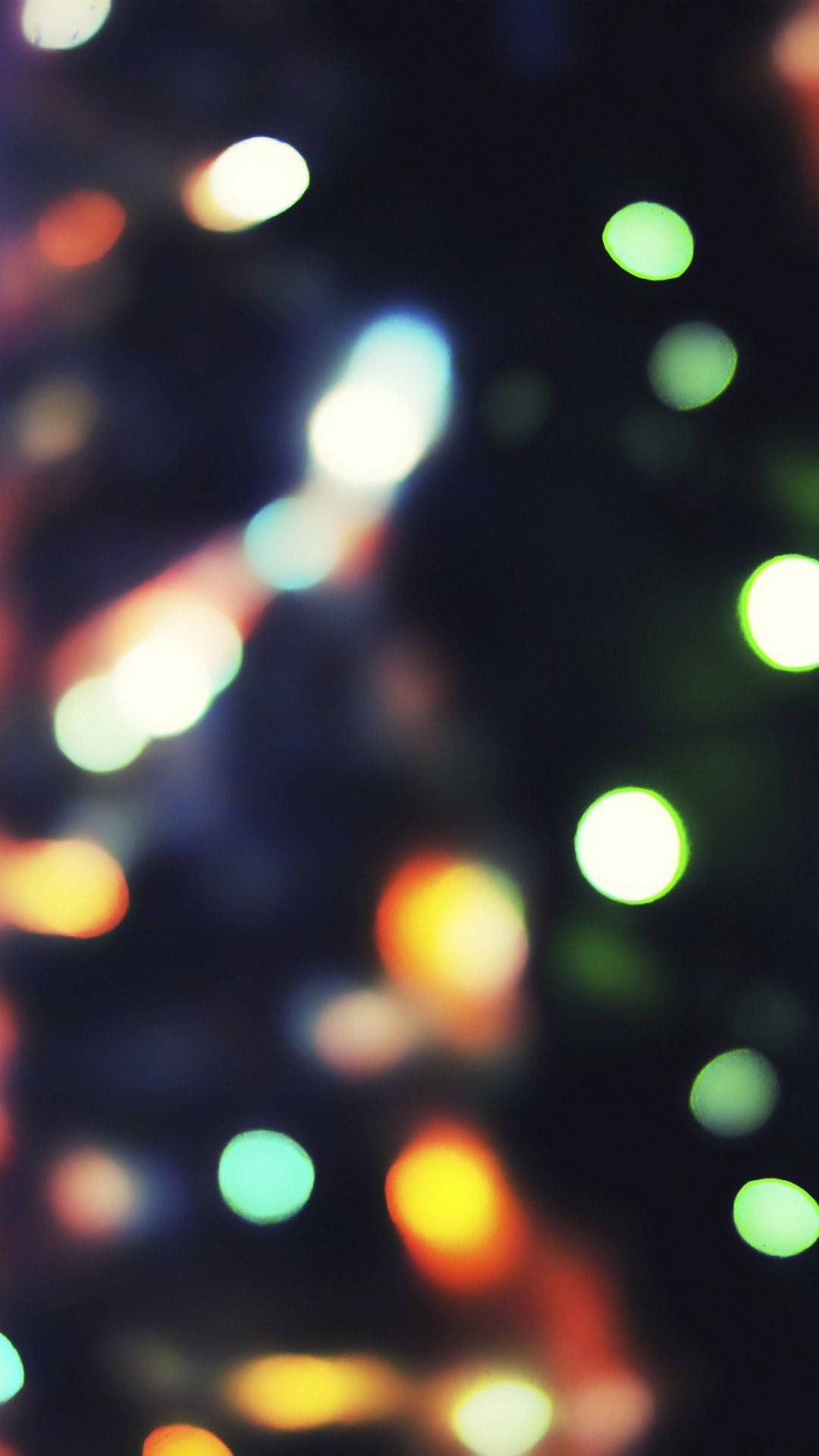 bokeh lights, green, orange, Full HD Phone Wallpaper