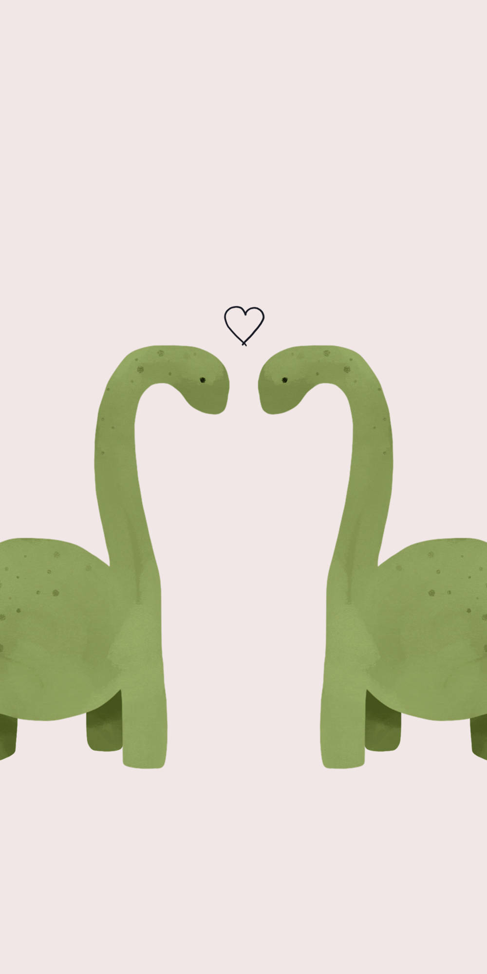 green brontosaurus, cute green brontosaurus faces, nuzzle close, Full HD Phone Wallpaper
