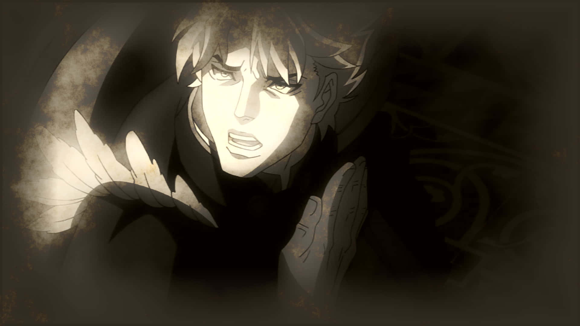 Dio Brando, angelic wings, dark, Full HD Desktop Wallpaper
