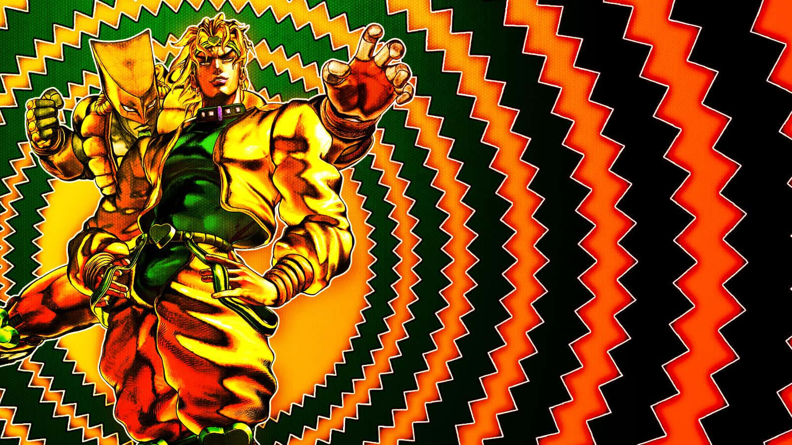 Dio Brando, spiky hair, green eyes, HD Desktop Wallpaper