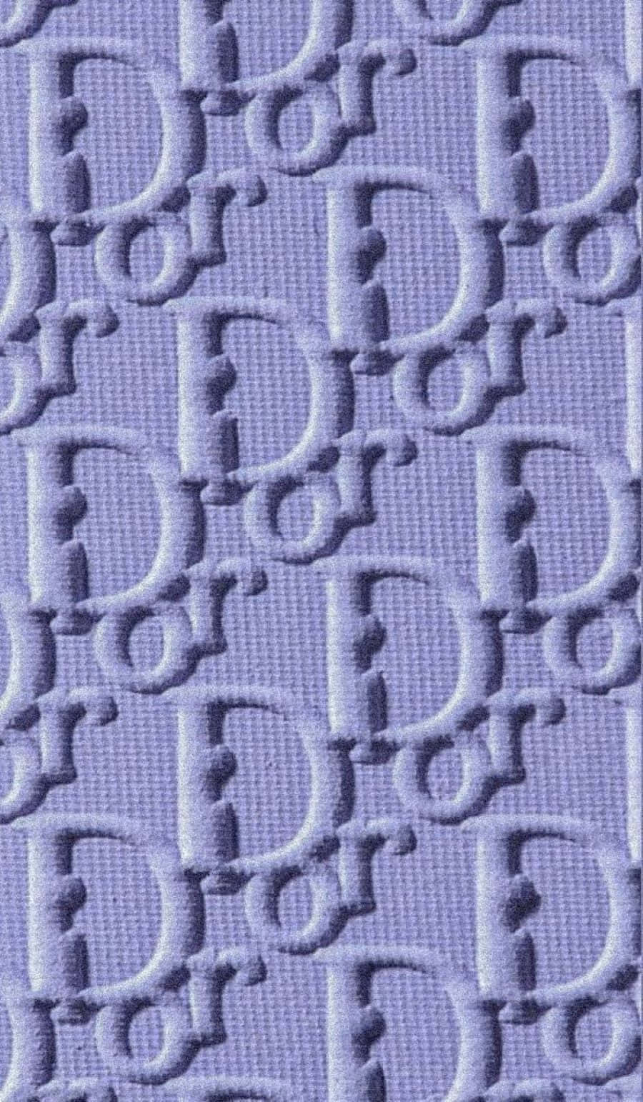 Dior, lavender fabric, repeating embossed Dior logo pattern, HD Phone Wallpaper