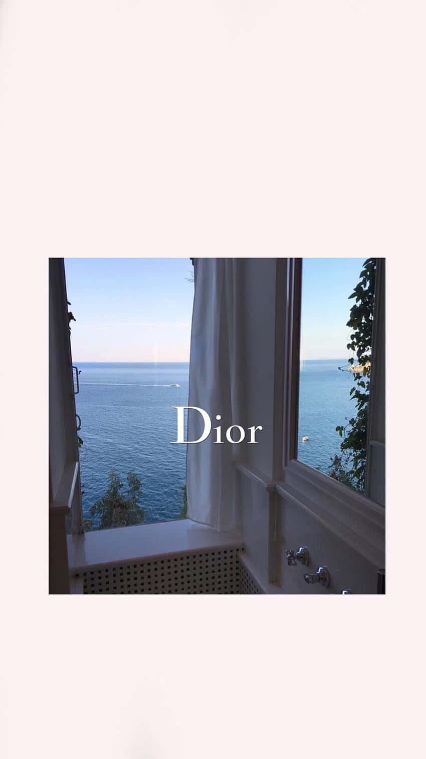 Dior, seaside view, bathroom window, HD Phone Wallpaper