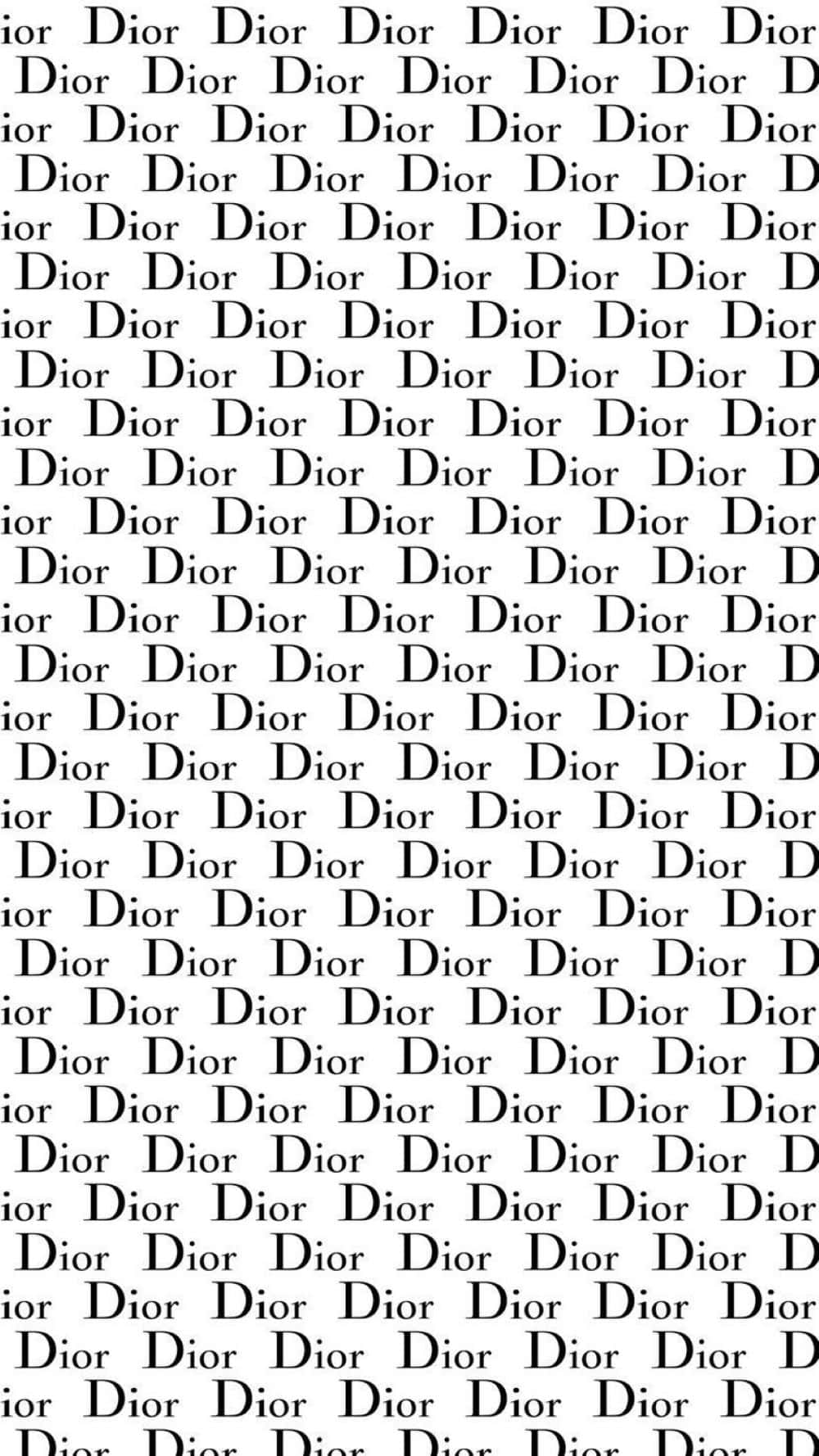 Dior, black text, white background, HD Phone Wallpaper