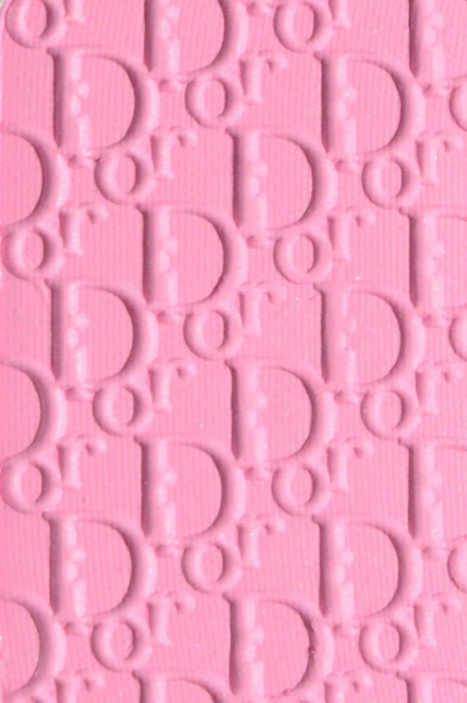 Pink Dior Pattern Texture, Dior logo, pink cosmetic powder, HD Phone Wallpaper