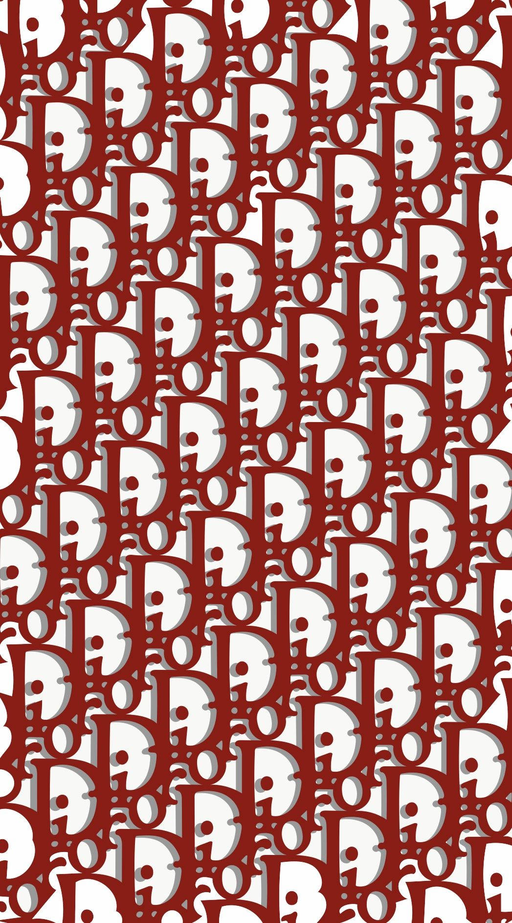 Dior, red, white background, HD Phone Wallpaper