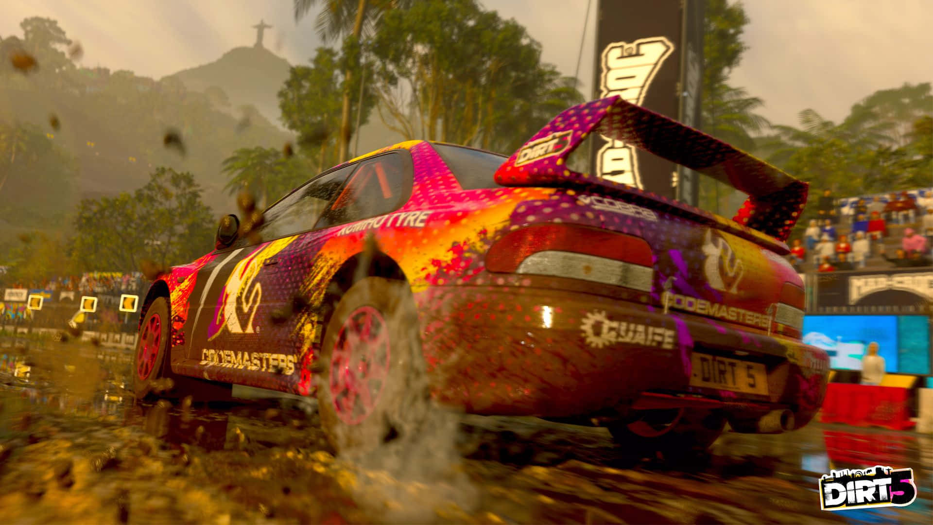 Dirt 3, rally car, muddy terrain, Full HD Desktop Wallpaper