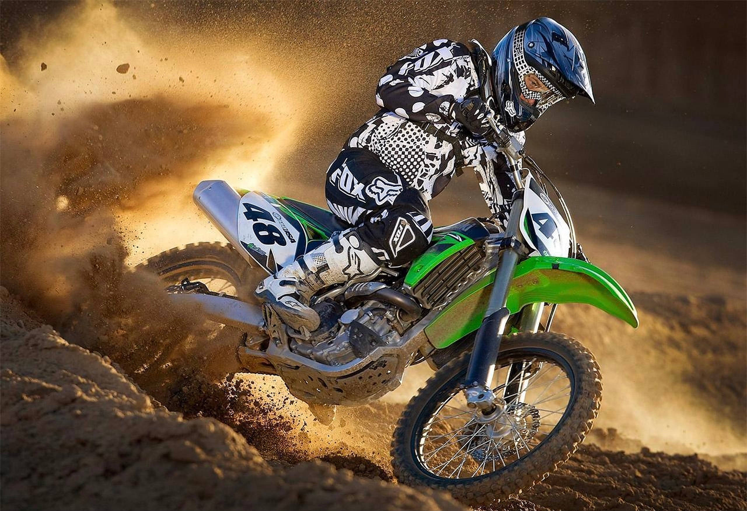 dirt bike, supercross, black and white gear, 2K Desktop Wallpaper