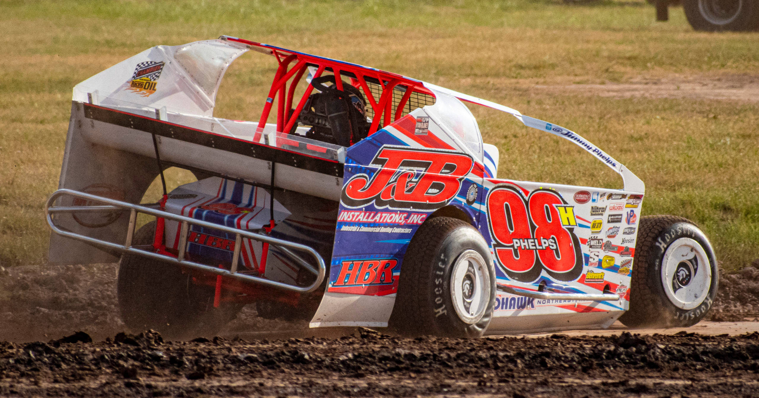 dirt car, dirt track race car, number 98, 2K Desktop Wallpaper