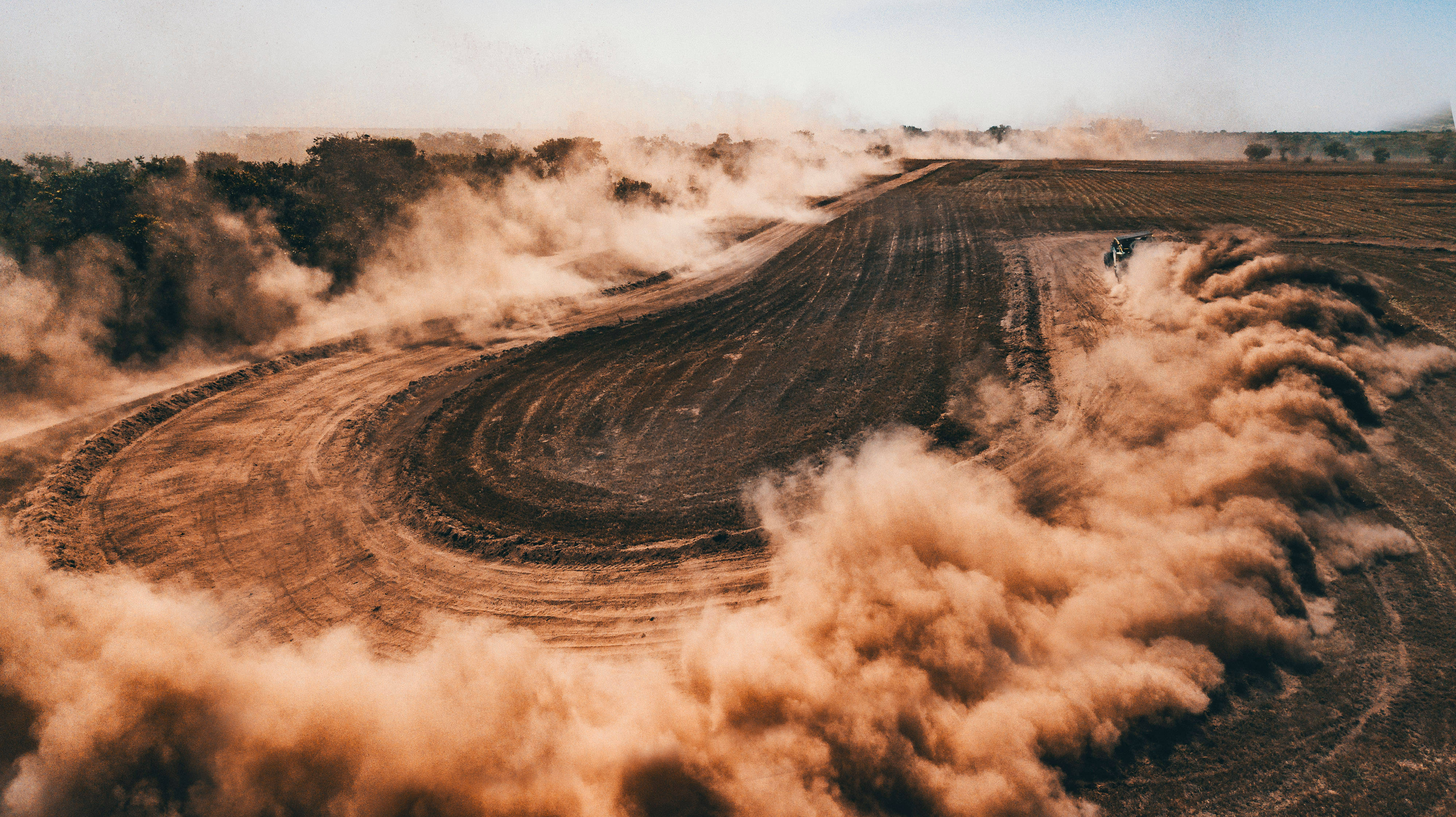 Dirt Rally, dirt track, vehicle, 4K Desktop Wallpaper
