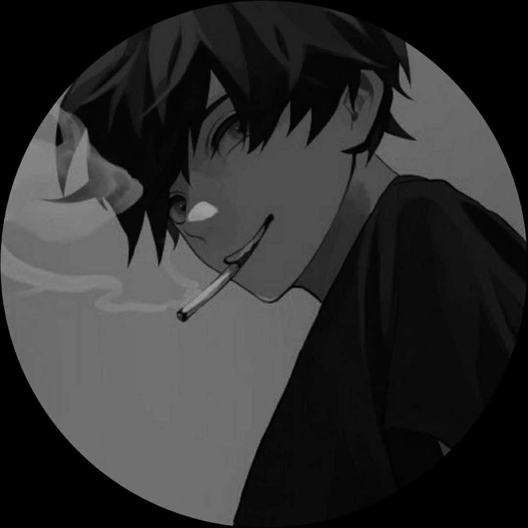 Discord Anime PFP, monochrome, anime portrait, SD Desktop Wallpaper