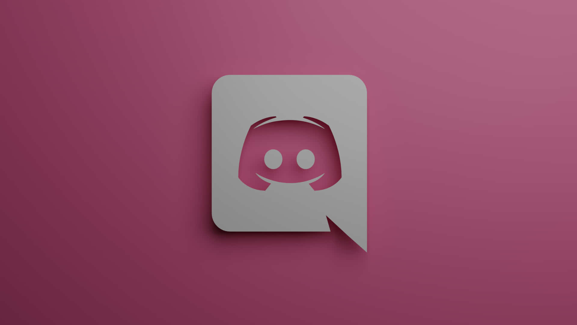 Discord Logo, pink, sleek, Full HD Desktop Wallpaper