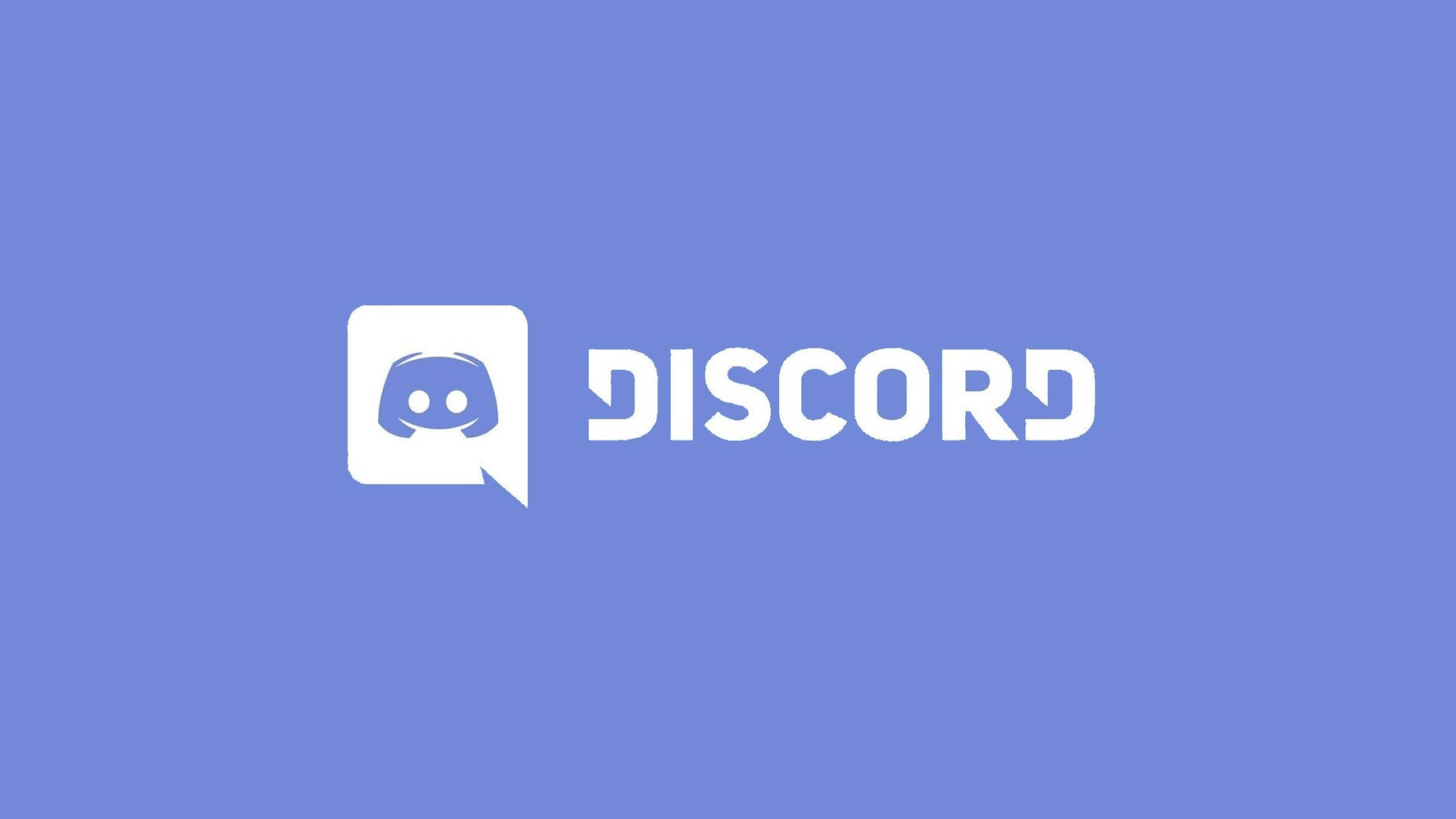 Discord, white Discord logo, mascot, 2K Desktop Wallpaper