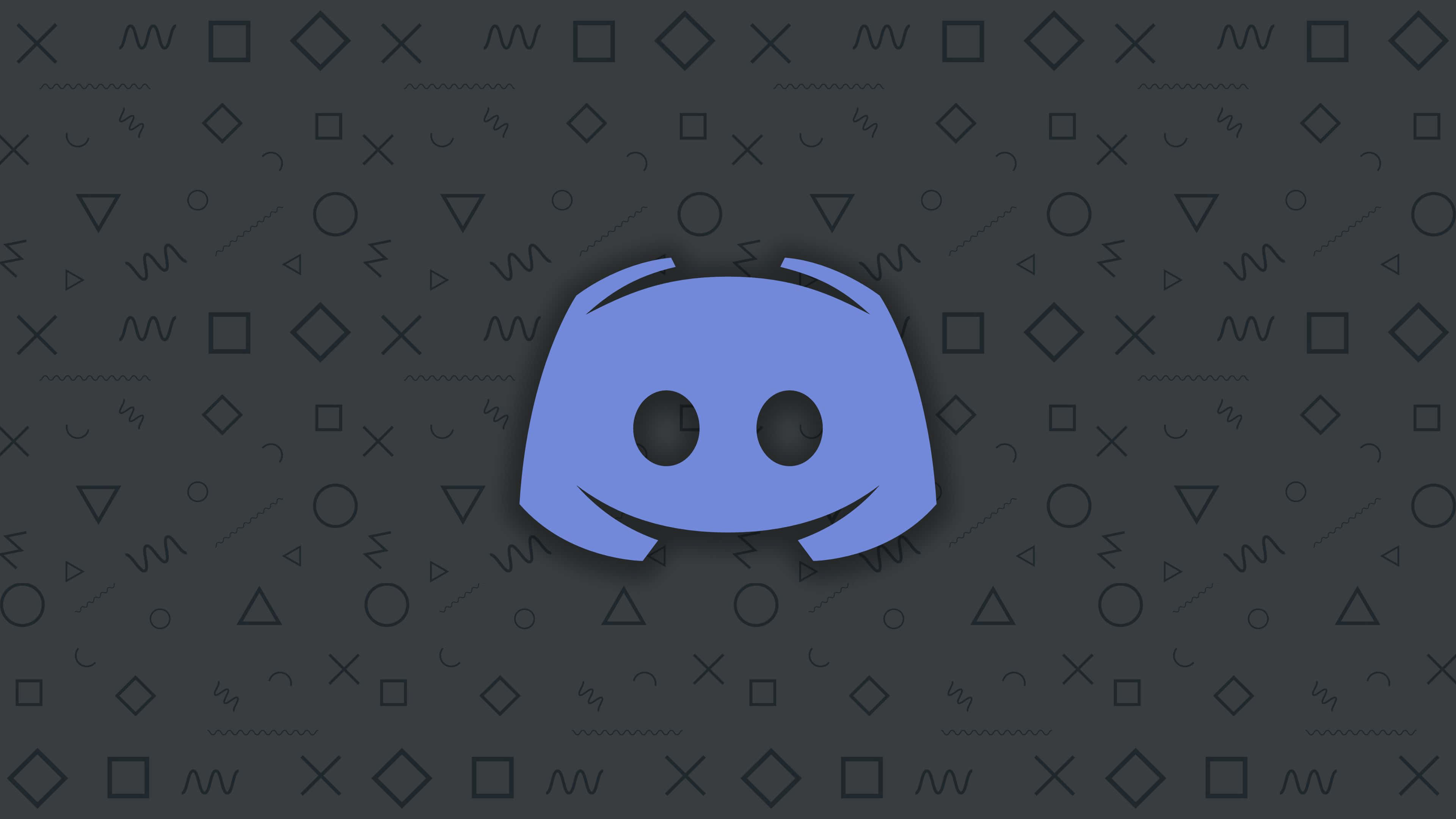 Discord, blue, logo, 4K Desktop Wallpaper