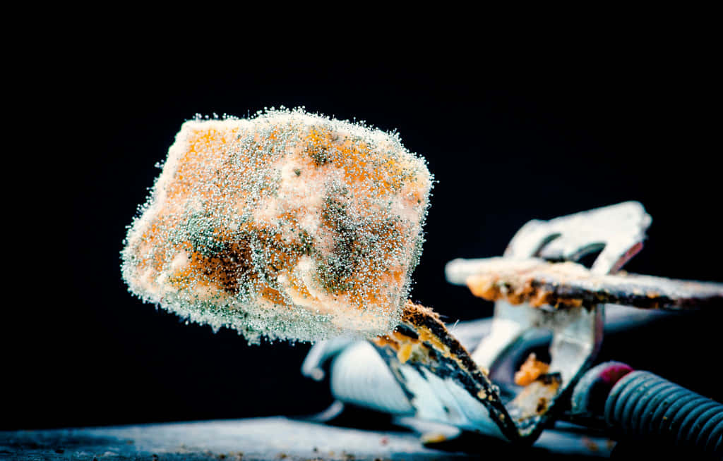 moldy sandwich, frost-covered, rusty tongs, SD Desktop Wallpaper