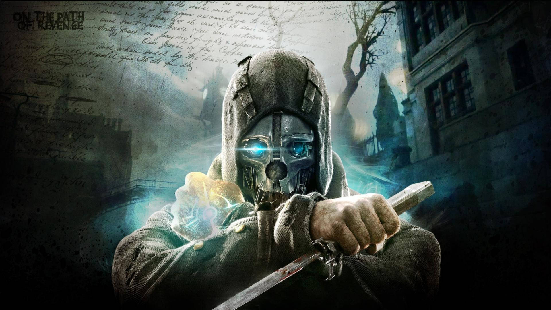 Dishonored, assassin, hooded figure, Full HD Desktop Wallpaper