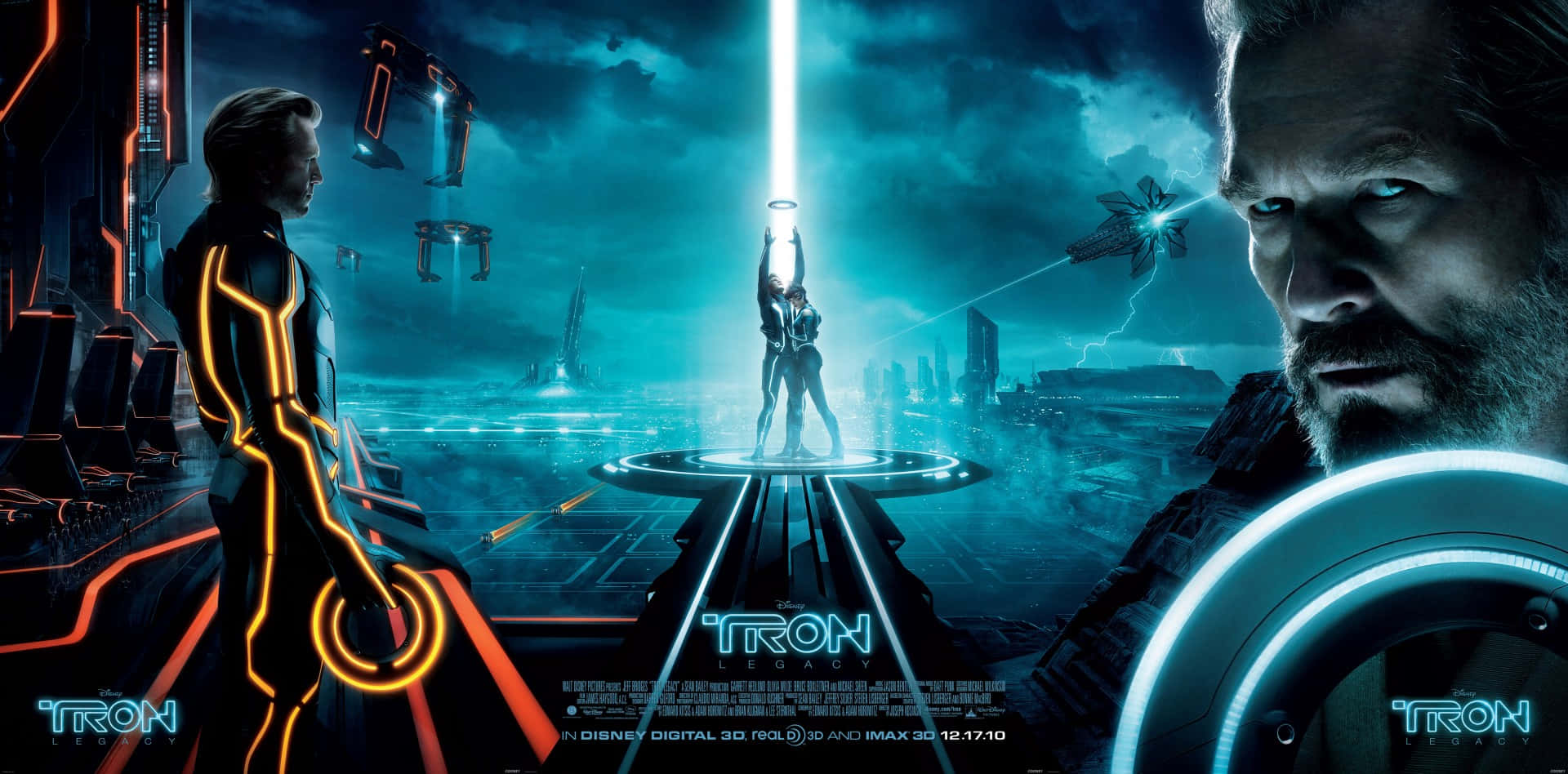 Disney 3d Movies, glowing digital warrior, stormy cybernetic sky, Full HD Desktop Wallpaper