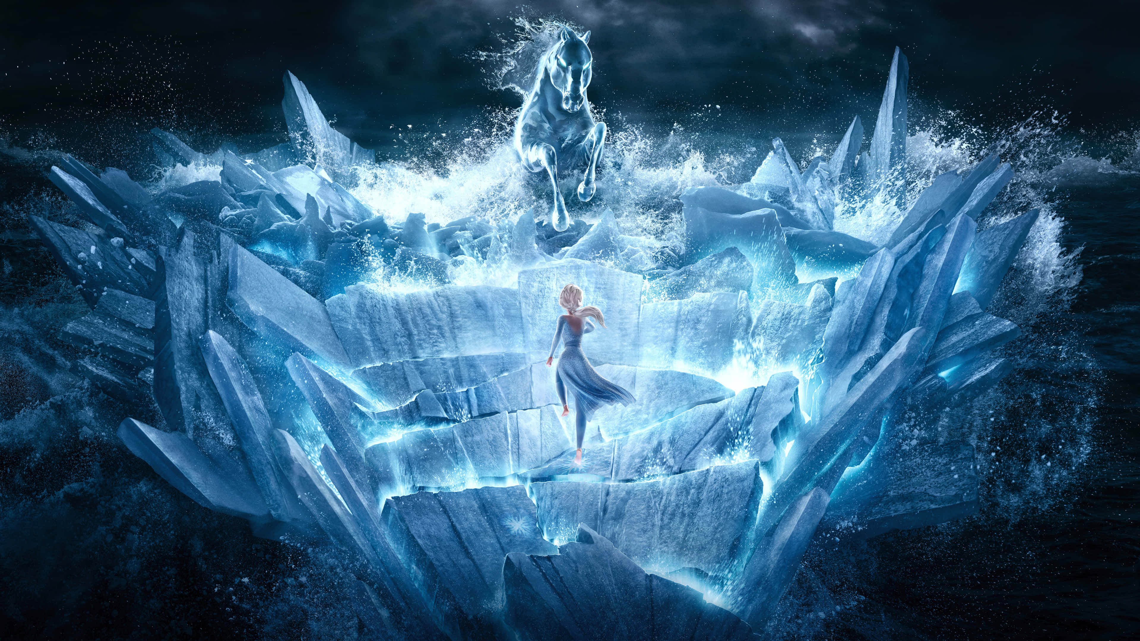 Disney, 4K Ultra HD, ice queen, 4K Desktop Wallpaper